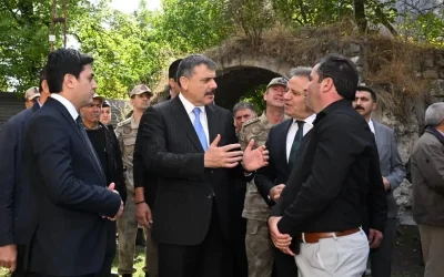 Vali Çiftçi, Tortum ve Uzundere’de İncelemelerde Bulundu.