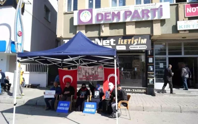 Muş’ta Evlat Nöbeti Devam Ediyor