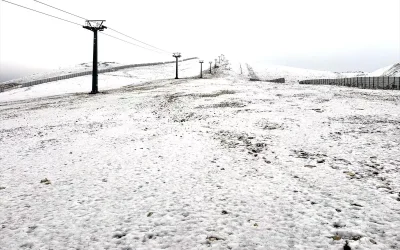Samsun Akdağ’ında İlk Kar Yağdı