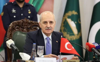 TBMM Başkanı Kurtulmuş, Üçlü Parlamento Başkanları Toplantısı’nda konuştu