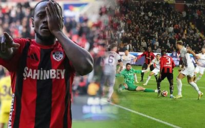 Gaziantep FK, Eyüpspor karşısında 2-1’lik mağlubiyet yaşadı.