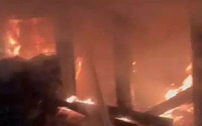 Rize’de 3 Katlı Binanın Kömürlüğünde Yangın Başladı