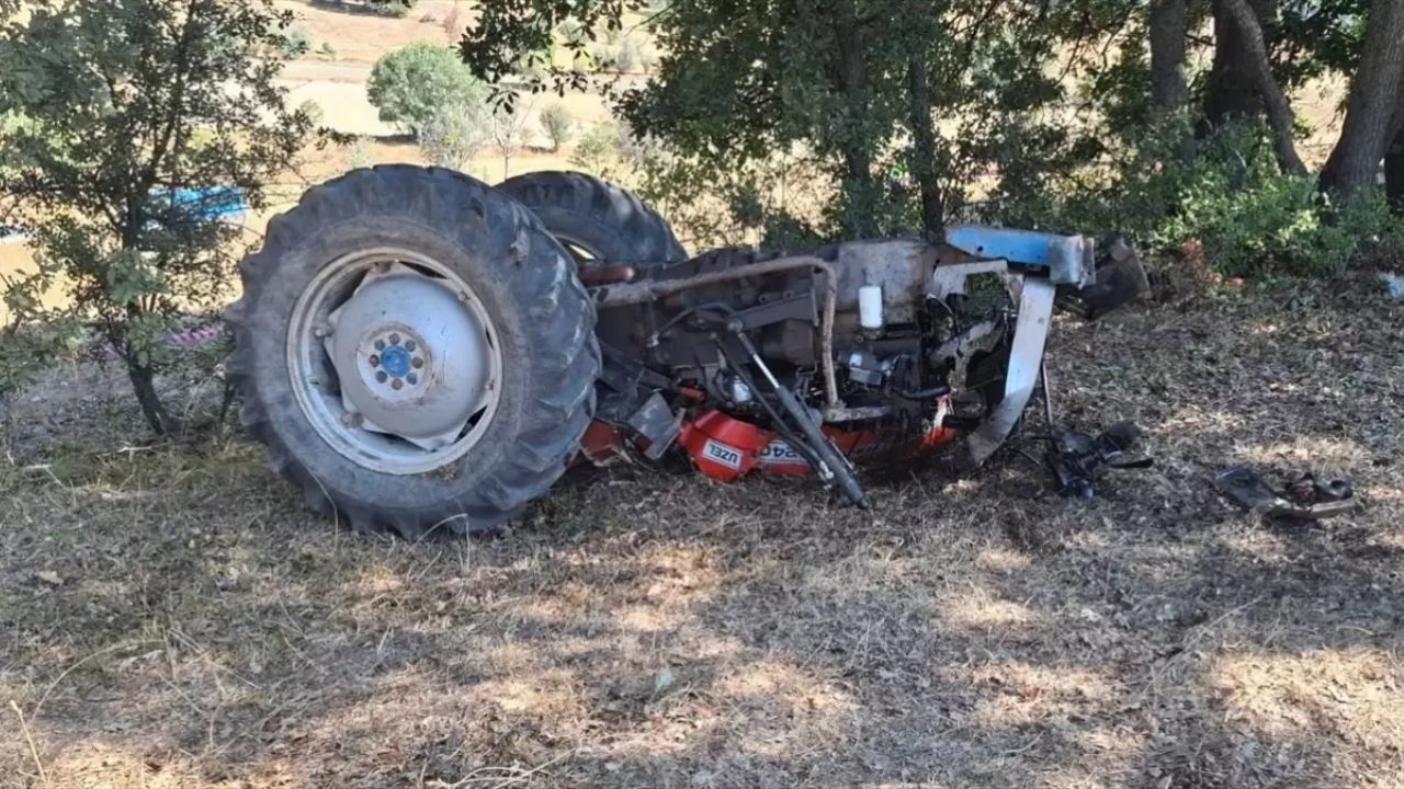 Tokat'ta Traktör Devrildi, Sürücü Ölüme Teslim oldu