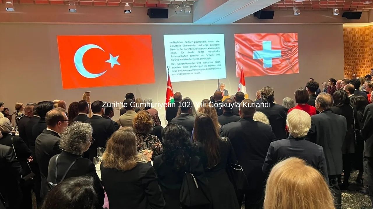 Zürih'te Cumhuriyetin 102. Yılı Coşkuyla Kutlandı