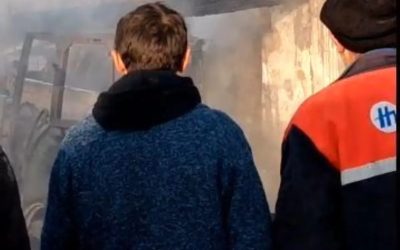 Ardahan’da Ahır Yangını Büyük Zarara Neden Oldu