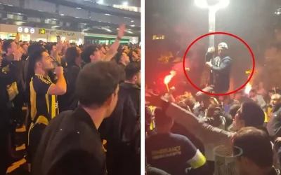 Galatasaray mağlup oldu, Kadıköy coşkuyla doldu