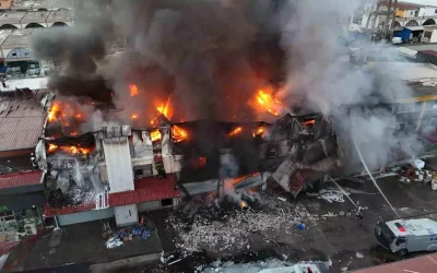 Adana’da Hırdavat Mağazasında Yangın Çıktı