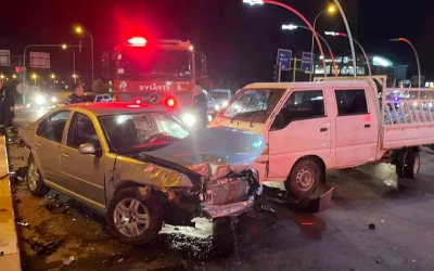 Karaman’da Kavşakta Trafik Kazası: 1 Kişi Yaralandı