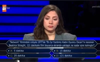 “Network”teki performansıyla Oscar kazanan Beatrice Straight, 121 dakika boyunca unutulmaz bir performans sergiledi.