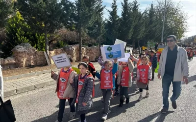 Şabanözü’nde Erozyonla Mücadele Yürüyüşü Gerçekleşti