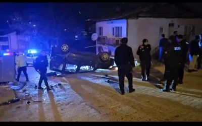 Tokat’ta kaza: Takla atan araçta 5 kişi yaralandı