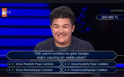 TDK’ye göre doğru cadde adı hangisi olmalıdır?