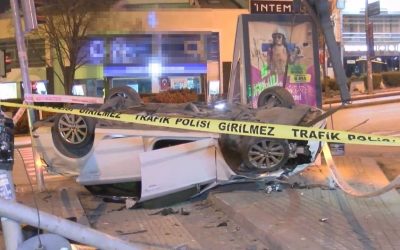 Ankara’da gece yarısı zincirleme kaza: 4 yaralı