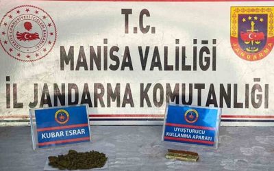 Manisa’da Jandarma Operasyonunda 67 Gram Esrar Bulundu