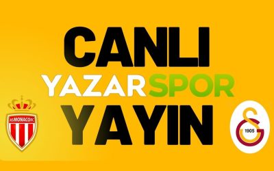 TRT 1 Canlı Yayın Monaco – Galatasaray Maçı Şifresiz İzle Maç Saati Muhtemel 11’ler
