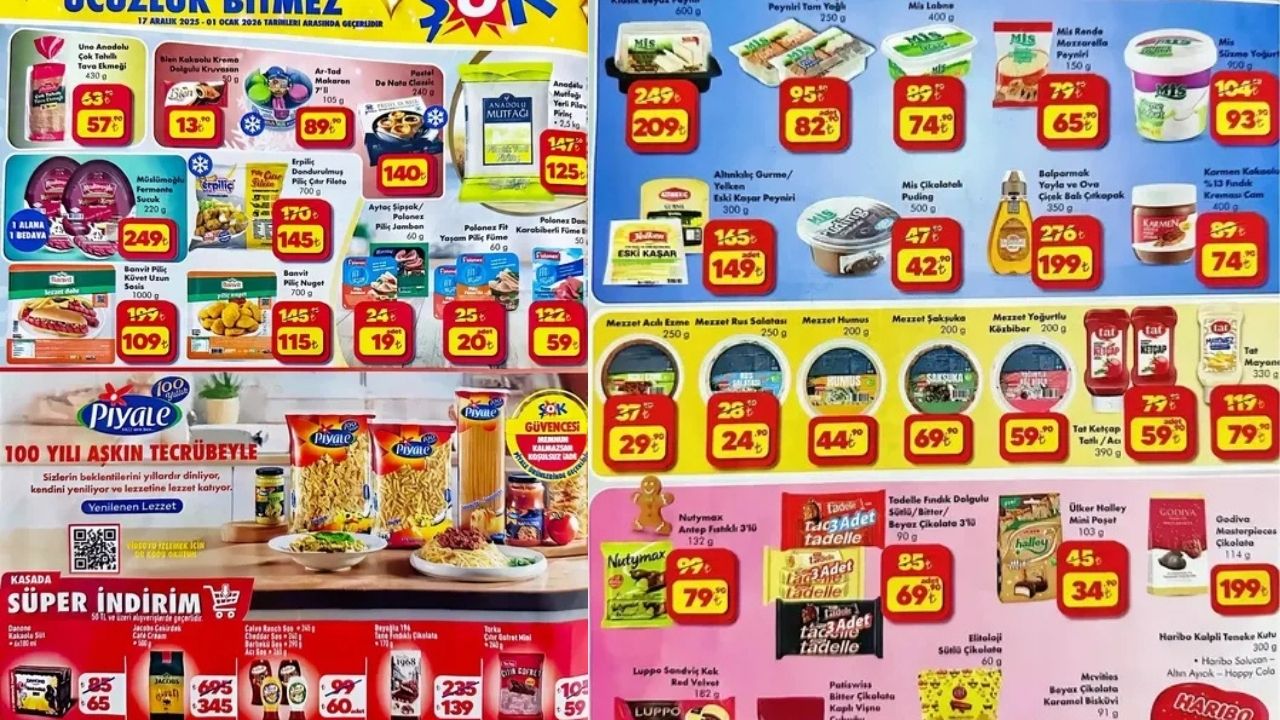 ŞOK’un Yılbaşı Aktüel Kataloğu Yayında! ✨ 1 Ocak’a Kadar Geçerli