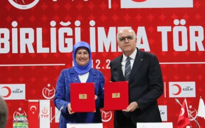 Kızılay ve Voleybol Federasyonu iş birliği protokolü imzaladı