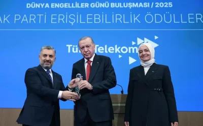 Türk Telekom’a “Dijital Erişilebilirlik” Ödülü verildi.